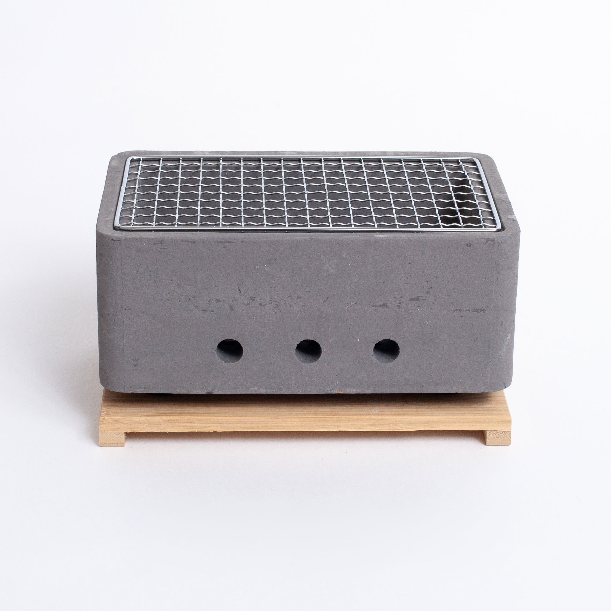 Konro japanischer Tischgrill grau 1 Konro japanischer Tischgrill grau