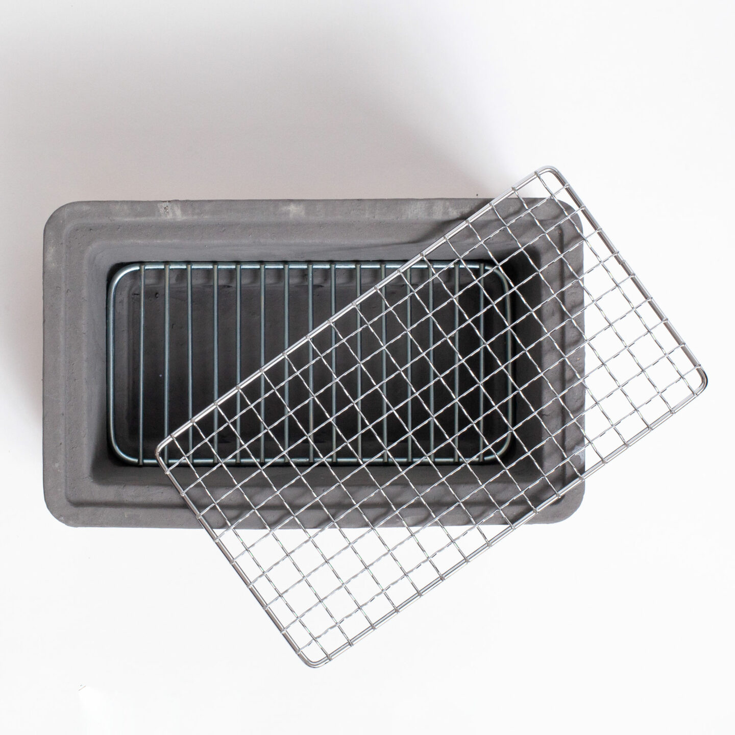Konro japanischer Tischgrill grau 3 Konro japanischer Tischgrill grau – Bild 3