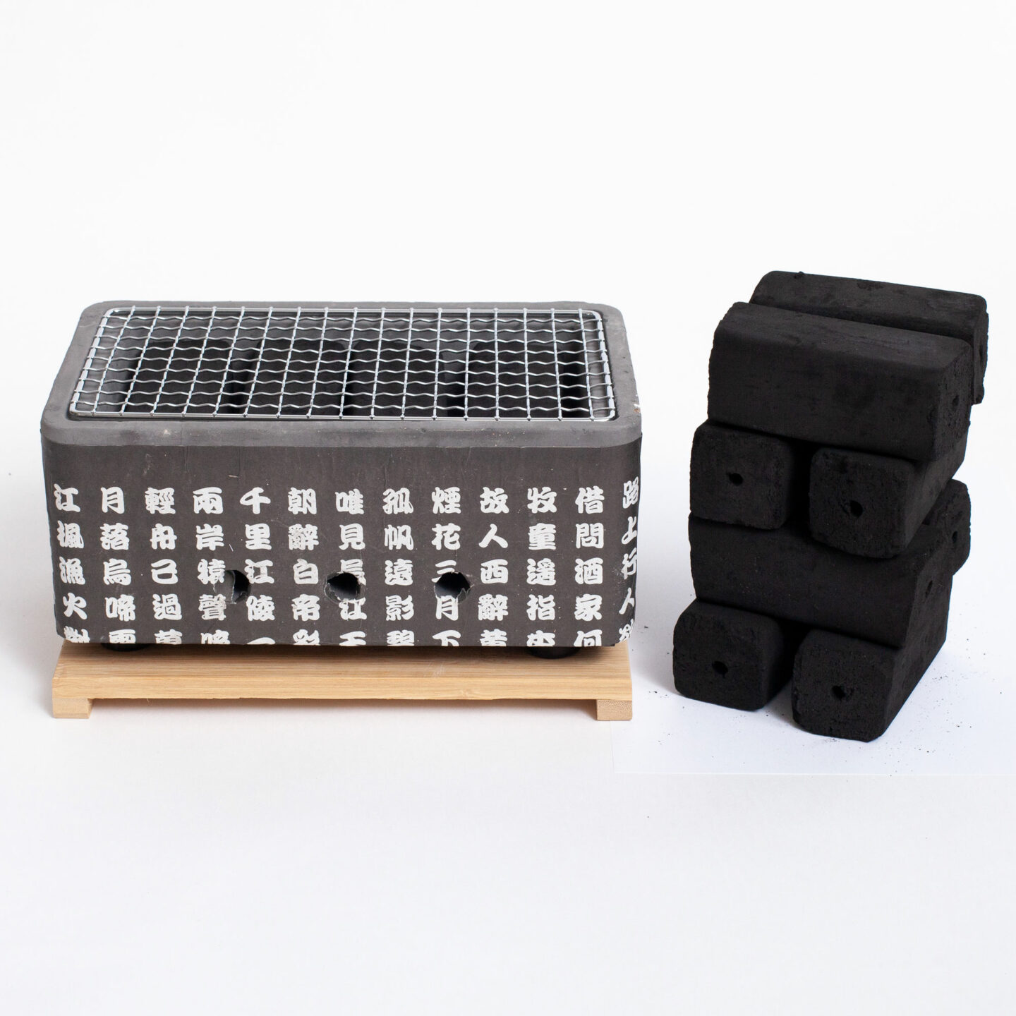 Konro Tischgrill schwarz Starter-Set 1 Konro Tischgrill schwarz Starter-Set