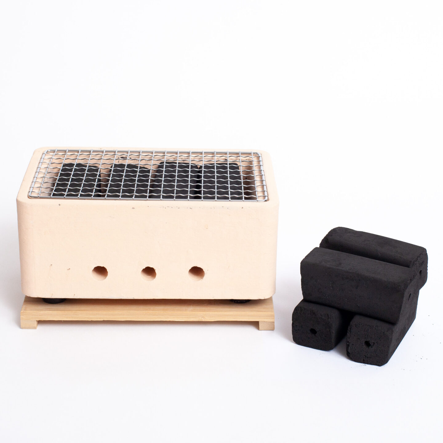 Konro Tischgrill weiß blank Starter-Set 1 Konro Tischgrill weiß blank Starter-Set